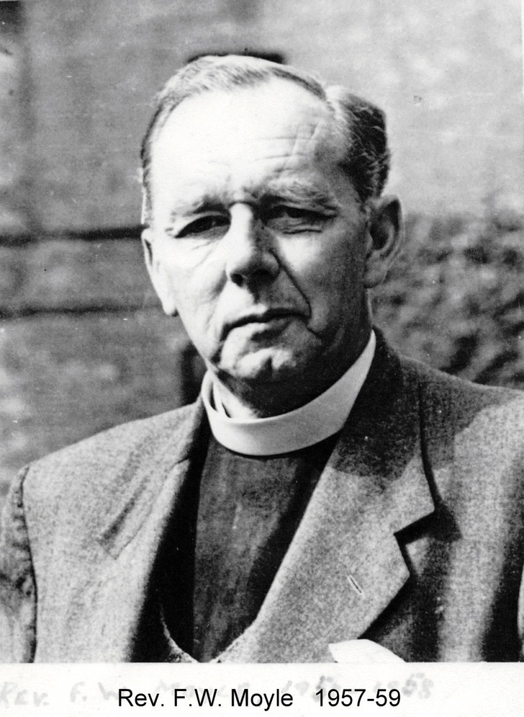Revd F. W. Moyle, Rector 1957-59
